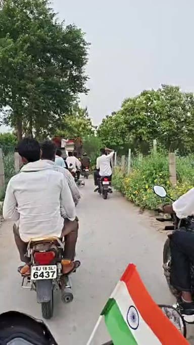 #कोलसिया : सूबेदार राकेश दूत की सड़क हादसे में मौत, तिरंगा यात्रा....live