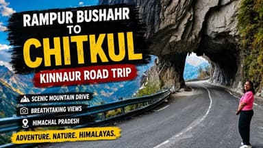 Rampur bushahr to chitkul kinnaur road trip l most dangerous road of india l adventurous road ,calm