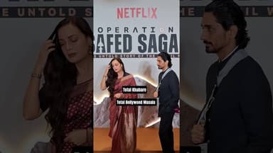#diamirza spotted on #delhi at #netflix #netflixindia #operationsafedsagar promotions❤️#totalkhabare