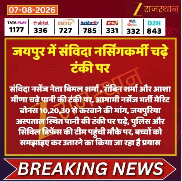 आगामी नर्सेज व पैरामेडिकल भर्ती मेरिट और बोनस के आधार पर जल्द निकाली जाए
<nis:link nis:type=tag nis:id=नर्सेज nis:value=नर्सेज nis:enabled=true nis:link/> <nis:link nis:type=tag nis:id=पैरामेडिकल nis:value=पैरामेडिकल nis:enabled=true nis:link/> <nis:link nis:type=tag nis:id=भर्ती nis:value=भर्ती nis:enabled=true nis:link/> <nis:link nis:type=tag nis:id=मेरिट nis:value=मेरिट nis:enabled=true nis:link/> <nis:link nis:type=tag nis:id=बोनस nis:value=बोनस nis:enabled=true nis:link/>
Gajendra Singh Khimsar