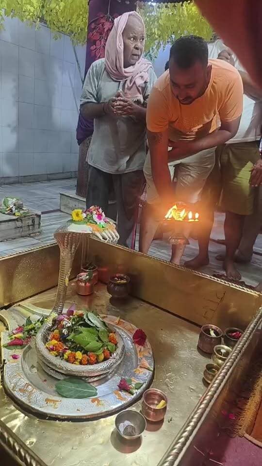 #आजमगढ़ के बाबा भंवरनाथ धाम में बुधवार की सुबह मंगला आरती