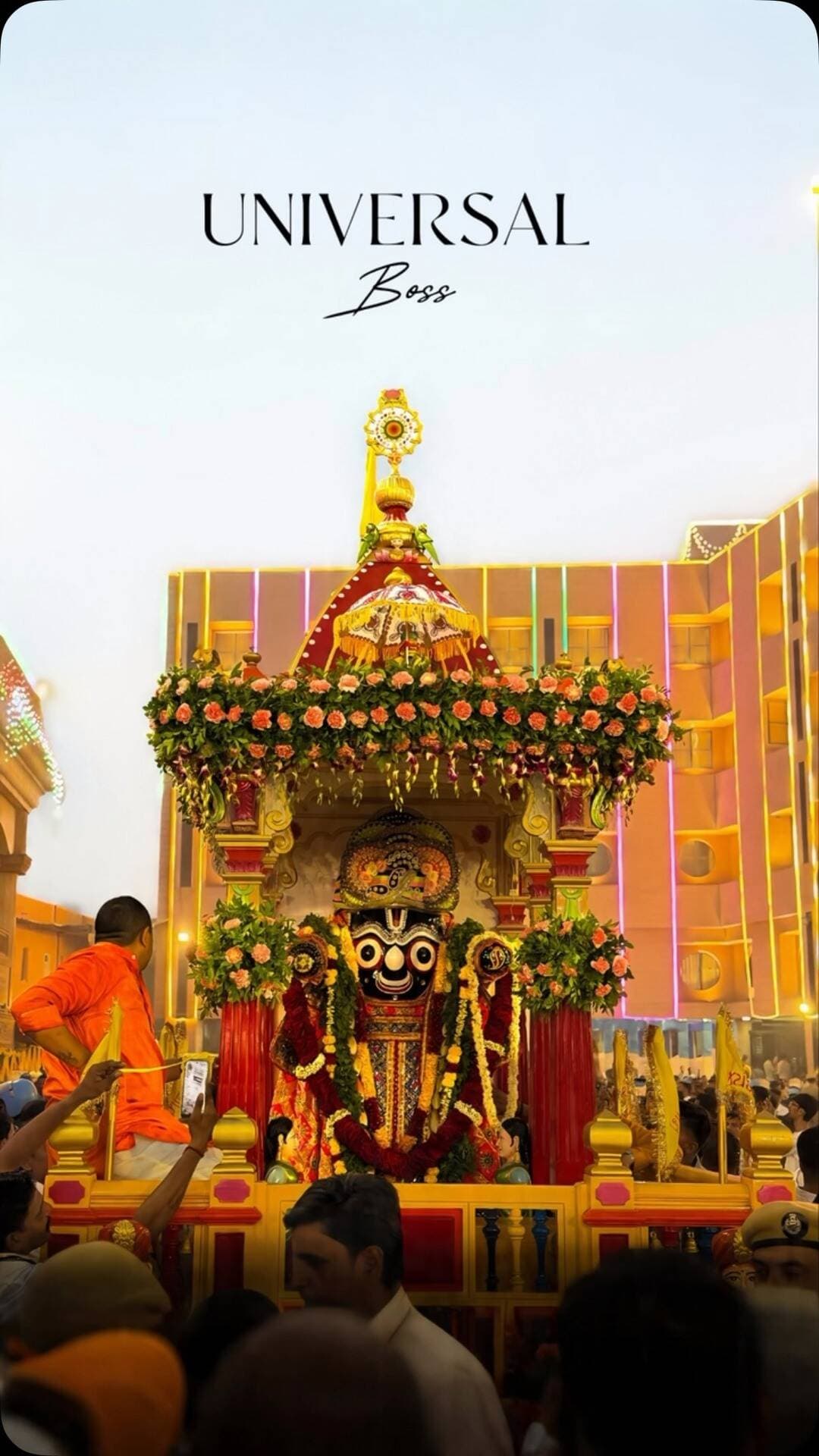 Boss ⭕️❗️⭕️
.
.
Follow for more content- @aniruddhsinh.06
.
.
#jagannath #krishna #rathyatra #ahmedabad