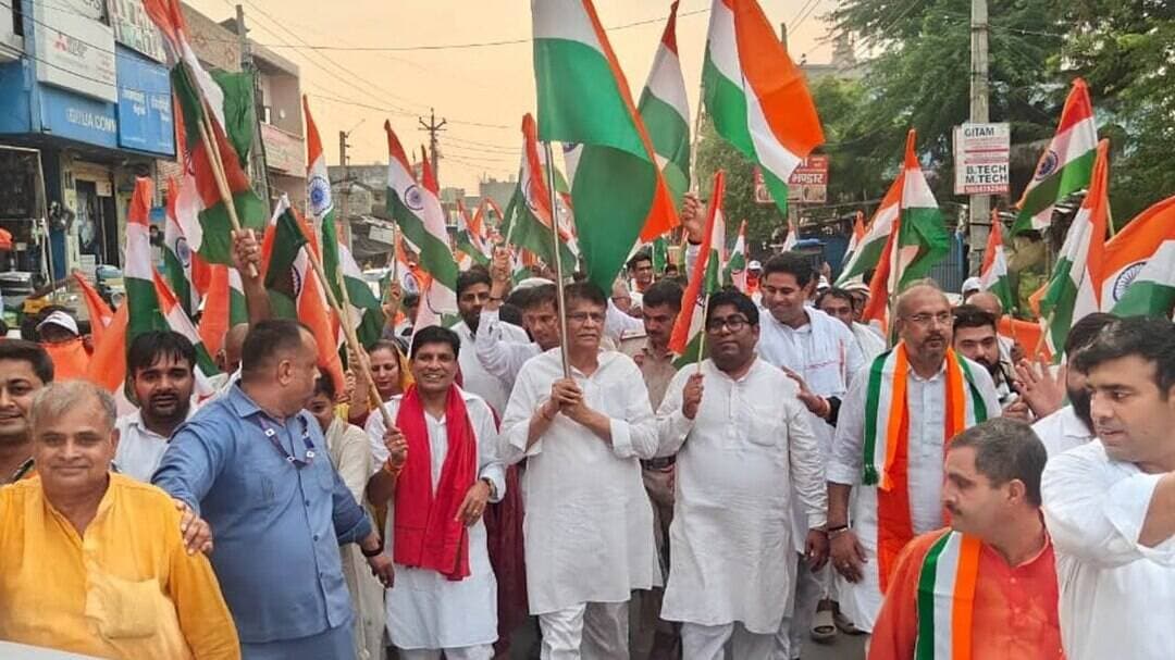 बीजेपी। तिरंगा यात्रा। बादली। ओमप्रकाश। धनखड़। #bjpnews #tirangayatra #badli #omparkash #dhankhar