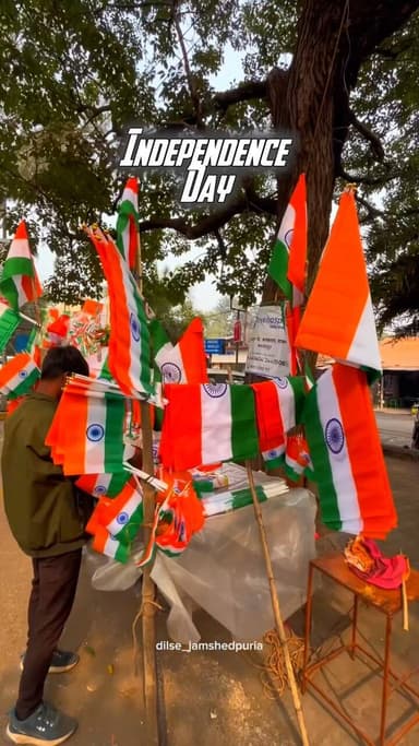 Jamshedpur is all set to celebrate Independence Day! 🇮🇳
From busy markets to local streets, the Tricolour is everywhere — a beautiful reminder of the pride, unity and spirit of India.
This Independence Day, Jamshedpur wears the colours of the nation. ❤️🤍💚
Vande Mataram! 🇮🇳
#IndependenceDay #Jamshedpur #Jamshedpuria #JamshedpurDiaries #Tiranga IndianFlag 15August India HarGharTiranga ProudIndian JamshedpurCity
jharkhand
instagram
keepsupporting
reelsinstagram
reelkarofeelkaro
reelitfeelit
reels
trending
trendingreels