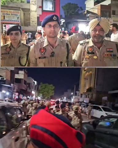 *ਸ੍ਰੀ ਮੁਕਤਸਰ ਸਾਹਿਬ ਪੁਲਿਸ ਵੱਲੋਂ 15 ਅਗਸਤ ਦੇ ਮੱਦੇਨਜ਼ਰ ਅਮਨ-ਸ਼ਾਂਤੀ ਤੇ ਸੁਰੱਖਿਆ ਲਈ ਚਾਰੇ ਸਬ-ਡਿਵੀਜ਼ਨਾਂ ‘ਚ ਕੱਢਿਆ ਫਲੈਗ ਮਾਰਚ*
