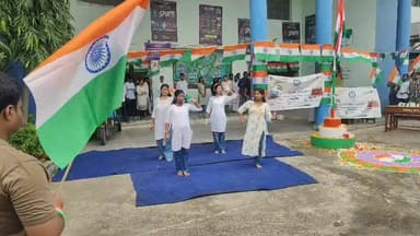 রামকৃষ্ণ মাহাতো গভ:ইঞ্জিনিয়ারিং কলেজ। জয়পুর,আঘরপুর। স্বাধীনতা দিবস উপলক্ষে।