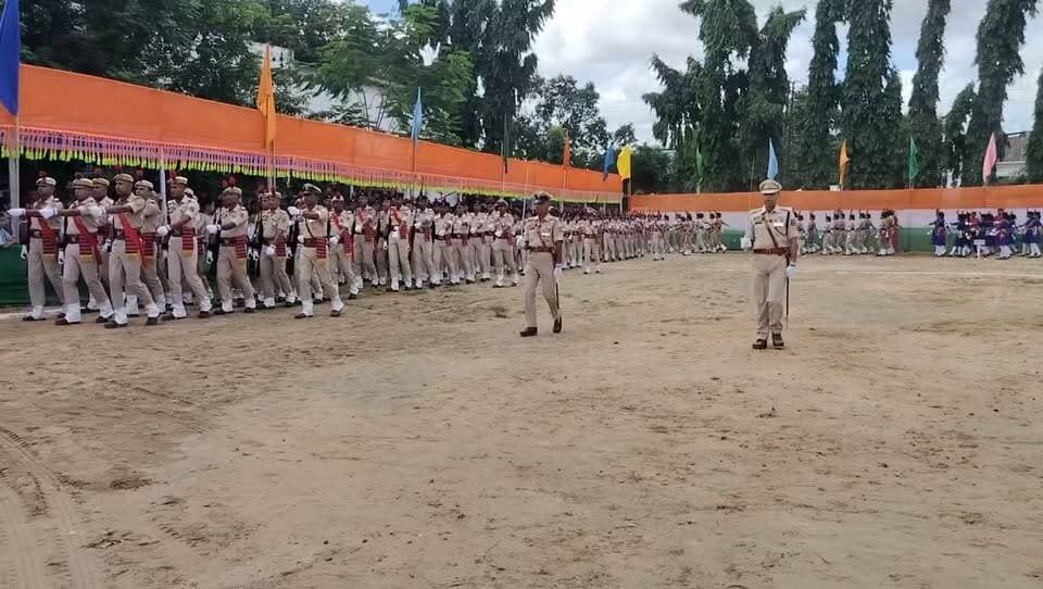 গোমতী জেলা স্বাধীনতা দিবসের প্যারেড!