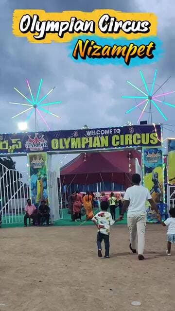 నిజాంపేట్లో అదిరిపోయే సర్కస్ షో! 🎪 | Olympian Circus Hyderabad @JourneywithSudheer