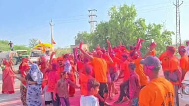 कोलायत के झझु मे कावड़ियों का स्वागत सत्कार हुआ Part 3