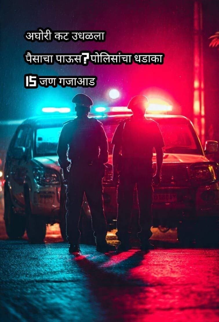 "पैसाचा पाऊस" पाडण्यासाठी अघोरी विधीचा कट, उदगीर ग्रामीण पोलीस ठाण्यात पंधरा आरोपींवर पोक्सो व नरबळी कायद्यान्वये गुन्हा दाखल
उदगीर, दि. 16 : पैसा मिळविण्यासाठी अंधश्रद्धेच्या आहारी जाऊन अल्पवयीन मुलीचा वापर करून अघोरी विधी करण्याचा प्रयत्न करणाऱ्या टोळीचा उदगीर ग्रामीण पोलिसांनी पर्दाफाश केला आहे. याप्रकरणी 4 राज्यांतील 15 जणांविरुद्ध गुन्हा दाखल करण्यात आला आहे.
दि. 16 ऑगस्ट 2026 रोजी पहाटे 2 वाजता लातूर-उदगीर रोडवरील करडखेल पाटीजवळ हा प्रकार घडला. पोलीस नाईक संतोष शिंदे यांच्या फिर्यादीवरून उदगीर ग्रामीण पोलीस ठाण्यात गु.र.क्र. 577/2026 दाखल झाला आहे.
आरोपींनी संगणमत करून "लक्ष्मीपूजा" च्या नावाखाली अंधश्रद्धेय विधी करण्याचे नियोजन केले होते. यासाठी महाराष्ट्र नरबळी व अघोरी प्रथा प्रतिबंधक अधिनियम 2013 चे कलम 3(3) तसेच पोक्सो कायद्याचे कलम 12 सह 18 लावण्यात आले आहेत.
गुन्ह्यातील पीडित 15 वर्षीय मुलगी आंध्रप्रदेशातील श्रीकाकुलम जिल्ह्यातील आहे. आरोपींमध्ये बीड, अकोला, परभणी, पुणे, तेलंगणा, आंध्रप्रदेश आणि कर्नाटकातील मजूर, चालक व व्यावसायिकांचा समावेश आहे.
या प्रकरणाचा तपास पोलीस निरीक्षक डी.डी. गाडे करत आहेत. वेळीच कारवाई झाल्याने मोठा अनर्थ टळला असल्याचे पोलिसांनी सांगितले.
पोलिसांनी नागरिकांना कोणत्याही अंधश्रद्धेला बळी न पडण्याचे आवाहन केले आहे.