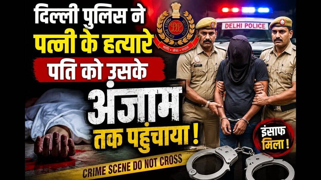 दिल्ली पुलिस ने पत्नी के हत्यारे पति को उसके अंजाम तक पहुंचाया #anubhaviaankhen #delhi #delhipolice