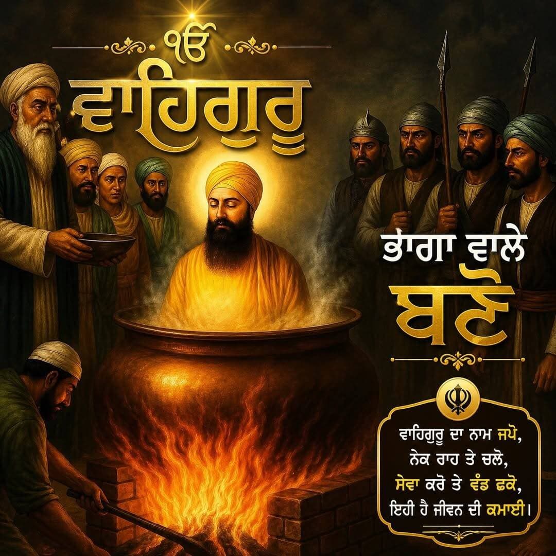 ਵਾਹਿਗੁਰੂ ਲਿਖ ਸ਼ੇਅਰ ਕਰੋ