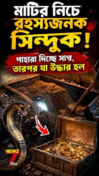 মাটির নিচে রহস্যজনক সিন্দুক! পাহারা দিচ্ছে সাপ, কি কান্ড দেখুন শান্তিপুরে