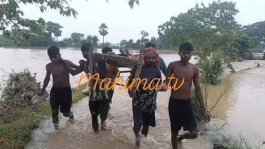 #ଖଟିଆରେ_ବୁହା_ହେଲେ_ପାଣିରେ_ବୁଡିଯାଇଥିବା_ବୃଦ୍ଧ ।
ବାଲେଶ୍ଵର ଜିଲ୍ଲା ବସ୍ତା ବ୍ଲକ୍ ଅଞ୍ଚଳ ର ଘଟଣା
#dmbalasore #spbalasore