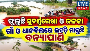 ବୁଡ଼ି ଯିବକି ଭୋଗରାଇ ଆଉ ବାଲିଆପାଳ ବ୍ଲକ୍ #flood #rain #weather #odisha #livenews #breakingnews