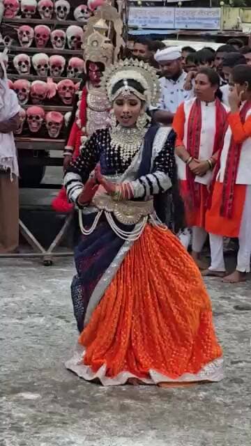 बिश्रामपुर संकट मोचन मंदिर के सामने अद्भुत प्रदर्शन #news