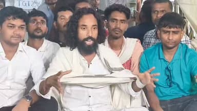 छात्र नेता देवेंद्र नाथ महतो ने की प्रेस वार्ता