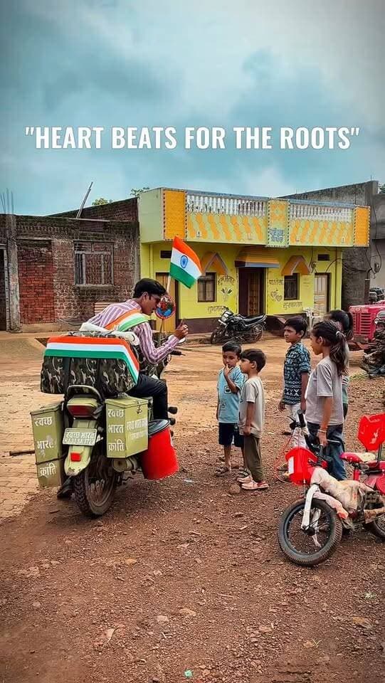 बच्चों की खुशी और बड़ों का आशीर्वाद ही एक इंसान की असली दौलत है, आसमान छूने की चाह में अपनी जड़ों को ना भूलें! 🇮🇳
Today, everyone is running towards big cities in search of success. But the pure, unfiltered peace found in the soil of our own village, the innocent smiles of these kids, and the connection with our roots cannot be found anywhere else in the world.
There are no heavy dialogues or loud messages in this video just a very sweet and
profound feeling.
When you selflessly clean your village streets and take ownership of your surroundings, it is no longer just a civic duty it becomes a silent devotion to your motherland.
The joy of these children and the blessings of the locals are the true wealth of a grounded leader.
Let’s not forget our roots while chasing the sky!
Drop a Jai Hind if you love your village and
your roots!
#cleanindiamission #heartwarming #positiveindia #inspiring #vishnubhartesh