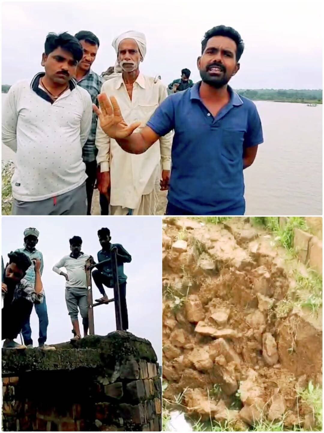 पटी डेम के सुलूस गेट के नीचे छह फीट गहरे गड्ढे, बांध की मेढ़ पर मंडराया खतरा
मेढ़ पर उगे पेड़-पौधों और बदहाल नहर से भी बढ़ी किसानों की चिंता, डब्ल्यूआरडी के एसई बोले—“मामले को दिखवाता हूं”
रैपुरा। तहसील मुख्यालय से करीब आठ किलोमीटर दूर स्थित पटी डेम की सुरक्षा को लेकर किसानों की चिंता बढ़ गई है। डैम से नहर में पानी की निकासी के लिए बनाए गए दोनों सुलूस गेट के नीचे बांध की मेढ़ पर करीब छह फीट गहरे गड्ढे हो गए हैं। गड्ढों में पानी भरा होने के कारण मेढ़ की मजबूती को लेकर ग्रामीण आशंकित हैं।
ग्रामीणों के मुताबिक सुलूस गेट के नीचे गड्ढे होने की समस्या नई नहीं है। पिछले वर्ष भी इसी स्थान पर गड्ढे बने थे, जिन्हें मिट्टी डालकर भर दिया गया था। किसानों का कहना है कि स्थायी उपचार नहीं होने के कारण इस वर्ष दोबारा गड्ढे बन गए हैं।
तेज बारिश में बढ़ सकता है खतरा
किसानों का कहना है कि यदि लगातार तेज बारिश होती है और डेम में जलस्तर एवं पानी का दबाव बढ़ता है, तो सुलूस गेट के आसपास की कमजोर मेढ़ के क्षतिग्रस्त होने का खतरा पैदा हो सकता है। ऐसी स्थिति में पटी, माधोपुरा सहित आसपास के गांवों के किसानों की सैकड़ों एकड़ कृषि भूमि प्रभावित होने की आशंका है।
ग्रामीणों ने मांग की है कि विभागीय अधिकारी मौके पर पहुंचकर मेढ़ और सुलूस गेट के आसपास की स्थिति की तकनीकी जांच कराएं तथा गड्ढों का स्थायी उपचार कराया जाए।
मेढ़ पर उगे पेड़-पौधों से भी चिंता
डेम की मुख्य मेढ़ की अंदर और बाहर की ओर बड़ी संख्या में पेड़-पौधे उग आए हैं। ग्रामीणों का दावा है कि मेढ़ पर आधा सैकड़ा से अधिक पेड़-पौधे खड़े हैं। लंबे समय से साफ-सफाई नहीं होने के कारण इनकी जड़ें बांध की पिचिंग और संरचना के लिए परेशानी का कारण बन सकती हैं।
किसानों ने मेढ़ की साफ-सफाई कराने के साथ ही आवश्यक मरम्मत और सुरक्षा संबंधी कार्य कराने की मांग की है।
डेम में पानी, फिर भी किसानों के खेत सूखे
पटीखेड़ा के ग्रामीणों की एक और बड़ी शिकायत नहर से जुड़ी है। ग्रामीणों का कहना है कि डेम बनने के बाद से नहर का पानी किसानों को पर्याप्त रूप से नहीं मिल पा रहा है। कई स्थानों पर पानी डेम से कुछ दूरी तक पहुंचने के बाद आगे नहीं बढ़ता। ग्रामीणों के अनुसार कहीं नहर क्षतिग्रस्त है तो कहीं स्लोप सही नहीं होने के कारण पानी आगे नहीं पहुंच पाता।
किसानों का कहना है कि एक तरफ डेम की मेढ़ की सुरक्षा चिंता का विषय बनी हुई है, तो दूसरी तरफ नहर की बदहाल स्थिति के कारण डेम में पानी होने के बावजूद खेतों तक पर्याप्त सिंचाई पानी नहीं पहुंच पा रहा है।
विभाग ने जांच का दिया भरोसा
मामले को लेकर जल संसाधन विभाग पन्ना के एसई सी.बी. अहिरवार ने कहा, “मैं मामले को दिखवाता हूं।”
अब किसानों को उम्मीद है कि विभागीय अमला मौके का निरीक्षण कर सुलूस गेट के नीचे बने गड्ढों, मेढ़ पर उगे पेड़-पौधों और नहर की स्थिति की जांच करेगा तथा आवश्यक सुधार कार्य कराएगा।
<nis:link nis:type=tag nis:id=पटी_डेम nis:value=पटी_डेम nis:enabled=true nis:link/> <nis:link nis:type=tag nis:id=रैपुरा nis:value=रैपुरा nis:enabled=true nis:link/> <nis:link nis:type=tag nis:id=पन्ना nis:value=पन्ना nis:enabled=true nis:link/> <nis:link nis:type=tag nis:id=जल_संसाधन_विभाग nis:value=जल_संसाधन_विभाग nis:enabled=true nis:link/> <nis:link nis:type=tag nis:id=किसानों_की_समस्या nis:value=किसानों_की_समस्या nis:enabled=true nis:link/>