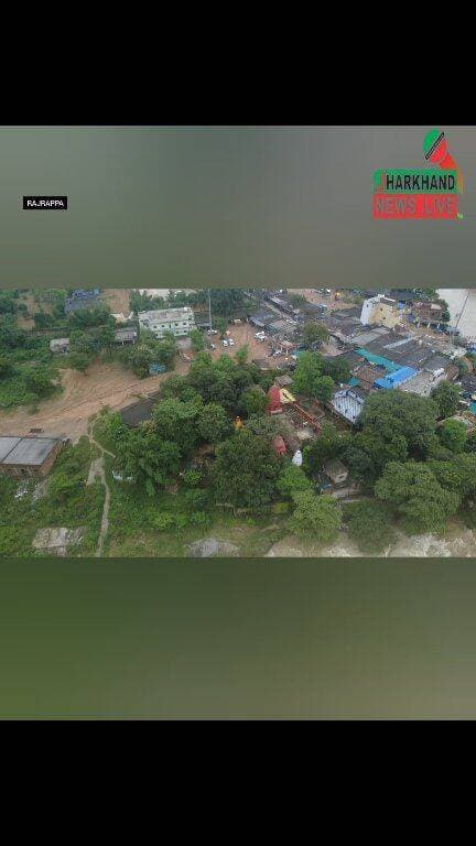 भारी बारिश के बाद रजरप्पा मंदिर का मनमोहक ड्रोन व्यू !