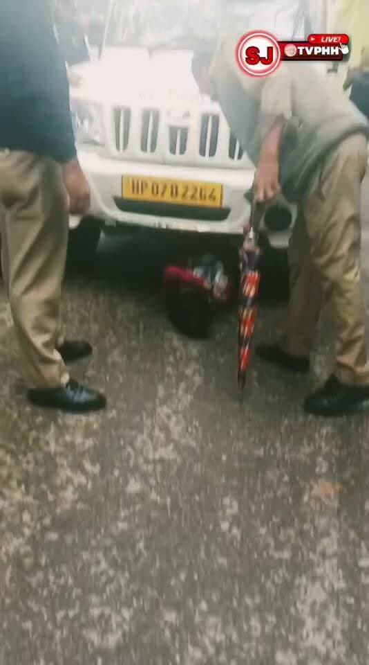 शिमला
तहबाजारियों पर नगर निगम शिमला की कार्यवाही के दौरान सामान उठाए जाने के विरोध में गाड़ी के नीचे लेट गई महिला
