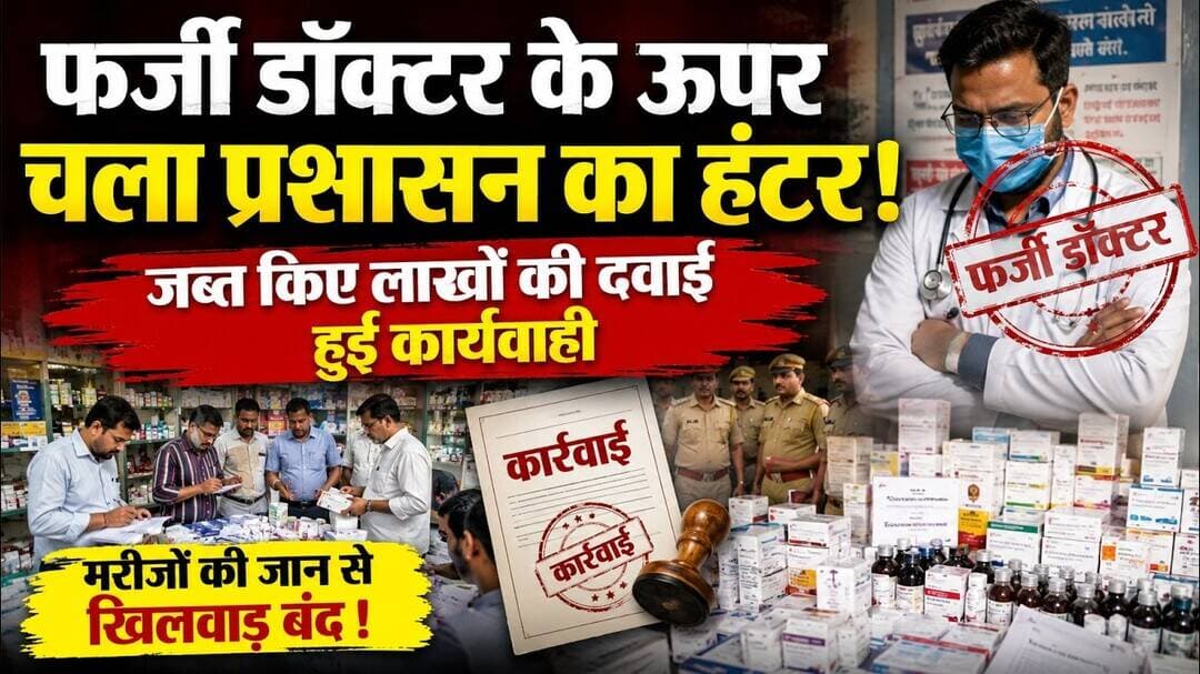 फर्जी डॉक्टर पर हुई कार्यवाही लाखों की दवाई जब्त #mumbai #medical #hospital #crimenews #mumbailocal
