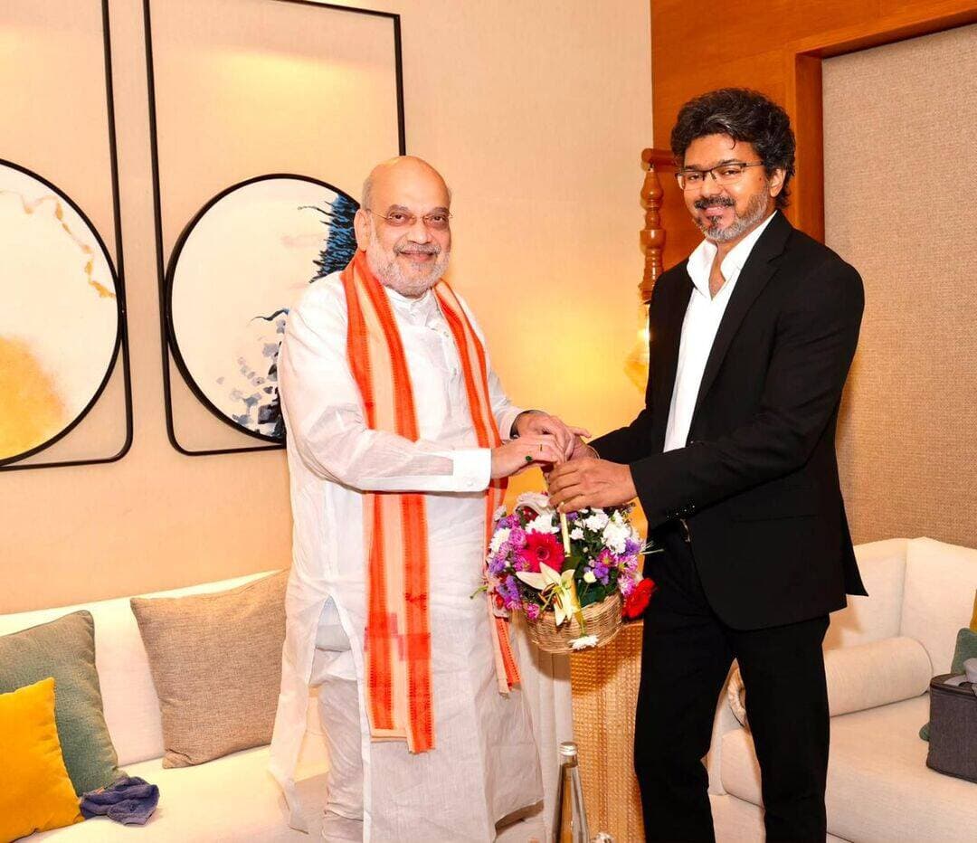 अमित शाह मिले थलापति से