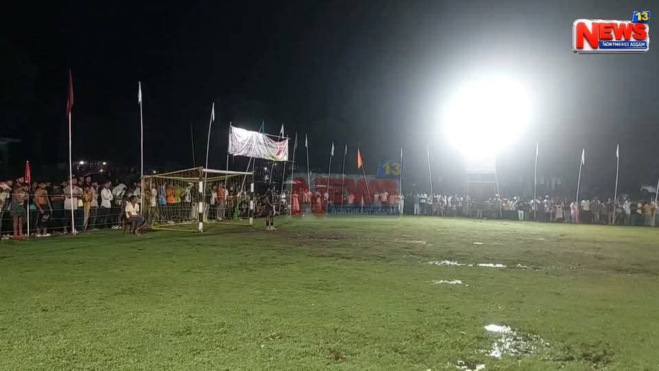 নগৰবেৰাৰ ৰঙ্গেশ্বৰীত দিবা-নৈশ প্ৰাইজমানী ফুটবল প্ৰতিযোগিতাৰ সফল সামৰণি, চেম্পিয়ন গৰৈমাৰী ৰাইনচ।