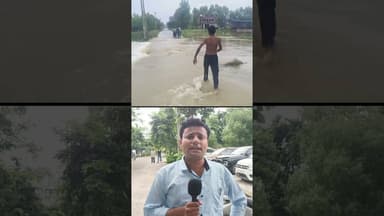 मुरादाबाद ढेला नदी उफान पर केई गांव में बढ़ की चपेट #moradabad #moradabadnews #upnews #floodalert