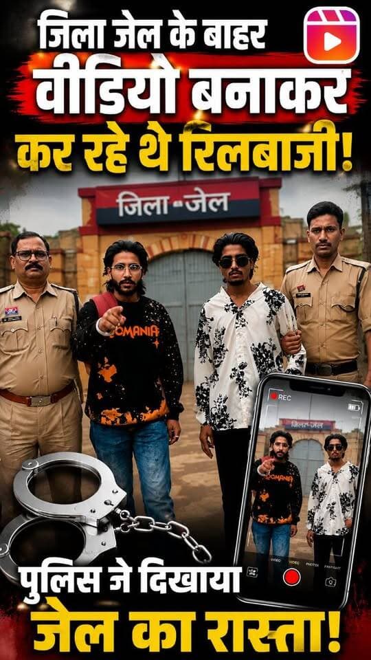 एसपी धमतरी भावना पांडेय के निर्देश पर उप जेल के सामने रील बनाने वाले दो युवकों पर तत्काल कार्यवाही
“संवेदनशील एवं सुरक्षा क्षेत्र में रील बनाकर माहौल प्रभावित करने वालों पर धमतरी पुलिस की सख्ती”*
“उप जेल परिसर की सुरक्षा व्यवस्था से खिलवाड़ पड़ा भारी,दो युवक गिरफ्तार, भेजा गया जेल
#reelbaj
#dhamtarinews
#dhamtaricity #instagramnews #jilajailreelskechakkarmehuedogirafatar