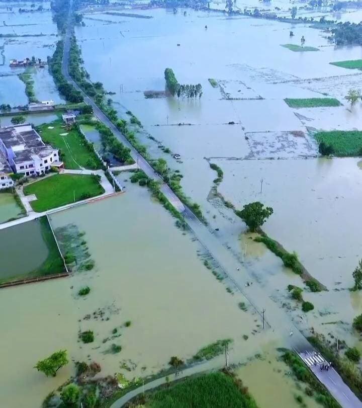 जिले में गंगा खतरे के निशान से 15 सेंटीमीटर दूर
20 अगस्त दिन गुरुवार को नरौरा बांध से शाम को 134584 क्यूसेक पानी छोड़ा गया गंगा का जलस्तर जिले में 136.95 मीटर दर्ज किया गया सुबह से शाम तक 5 सेंटीमीटर जल स्तर बढ़ा है अब खतरे के निशान 137.10 मीटर से मात्र 15 सेंटीमीटर दूर गंगा का जलस्तर रह गया है