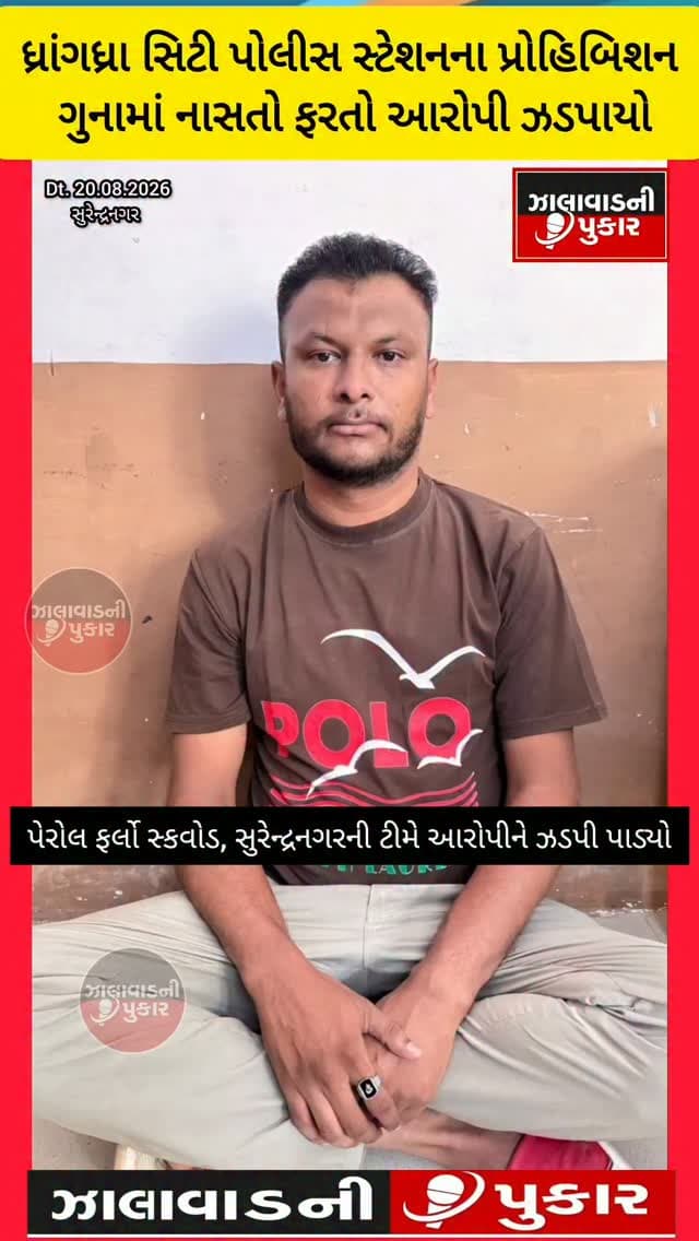🚨 બ્રેકિંગ | ધ્રાંગધ્રા
પ્રોહિબિશનના ગુનામાં નાસતો ફરતો આરોપી ઝડપાયો, પેરોલ ફર્લો સ્કવોડે રતનપરથી મયુદીન મંડલીને ઝડપી ધ્રાંગધ્રા સિટી પોલીસને સોંપ્યો.
#Surendranagar #Dhrangadhra #Police #Arrest #ProhibitionCase