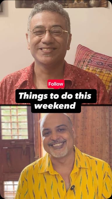 This weekend brings together food conversations, photography, art, literature, cultural programmes, Indian heritage and music. From a food festival to a saree exhibition, there is plenty to explore.
📍 Weekend Events in Delhi NCR
🍽️ Delhi on Your Plate
A conversation with food historian Pushpesh Pant on Delhi’s food culture and culinary history.
📍 CMYK | Saturday
📸 Life is in Many Days
Photography exhibition by acclaimed Irish photographer Seamus Murphy.
📍 Museo Camera | Starting Saturday
🎨 Becoming
Akar Prakar’s inaugural exhibition at their new gallery.
📍 Defence Colony | From Friday
📚 Jashn-e-Adab Sahityotsava & Cultural Kaarvan
A weekend of literature, poetry and cultural conversations. Free entry and open to all.
📍 India International Centre | Friday–Sunday
🍛 Khai Khai Food Festival
An evening celebrating India’s culinary heritage and regional flavours.
📍 DLF Phase 1 Community Centre, Gurugram
🙏 Bhajans by the Students of Gandharva Mahavidyalaya
A Sunday morning programme of devotional music.
📍 Kamani Auditorium | Sunday
👩🦳 Personal Heirlooms
An exhibition featuring sarees from the collection of Malvika Singh.
📍 Gallery Vayu | Friday–Sunday
Save this reel for your weekend plans and follow DelhiFunDos for more things to do, events, food, art and culture across Delhi NCR.
#DelhiEvents #WeekendInDelhi #ThingsToDoInDelhi #DelhiNCR #foodfestival