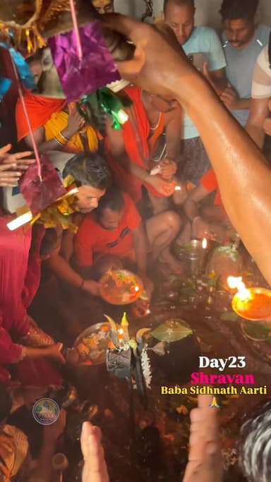 Day 23 of Shravan,baba Sidhnath Aarti…🙏 #pyararajgir #sidhnath #harharmahadev