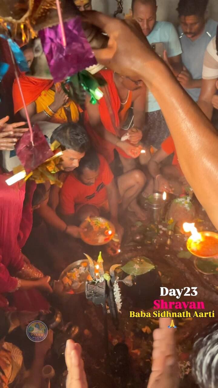 Day 23 of Shravan,baba Sidhnath Aarti…🙏 #pyararajgir #sidhnath #harharmahadev