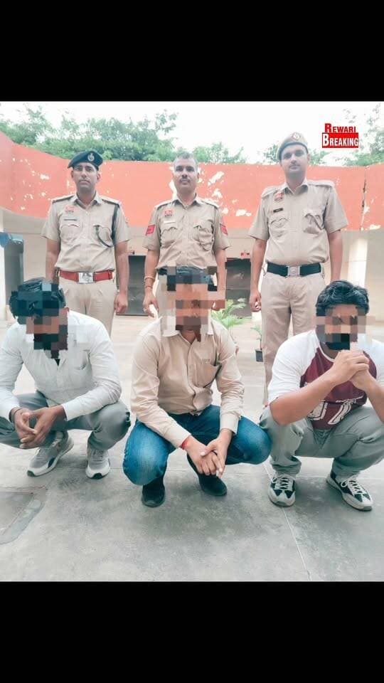 हंस नगर ब्लास्ट मामले में#पीएनजी के प्रोजेक्ट मैनेजर सहित तीन#गिरफ्तार#रेवाड़ी पुलिस की बड़ी कार्रवाई