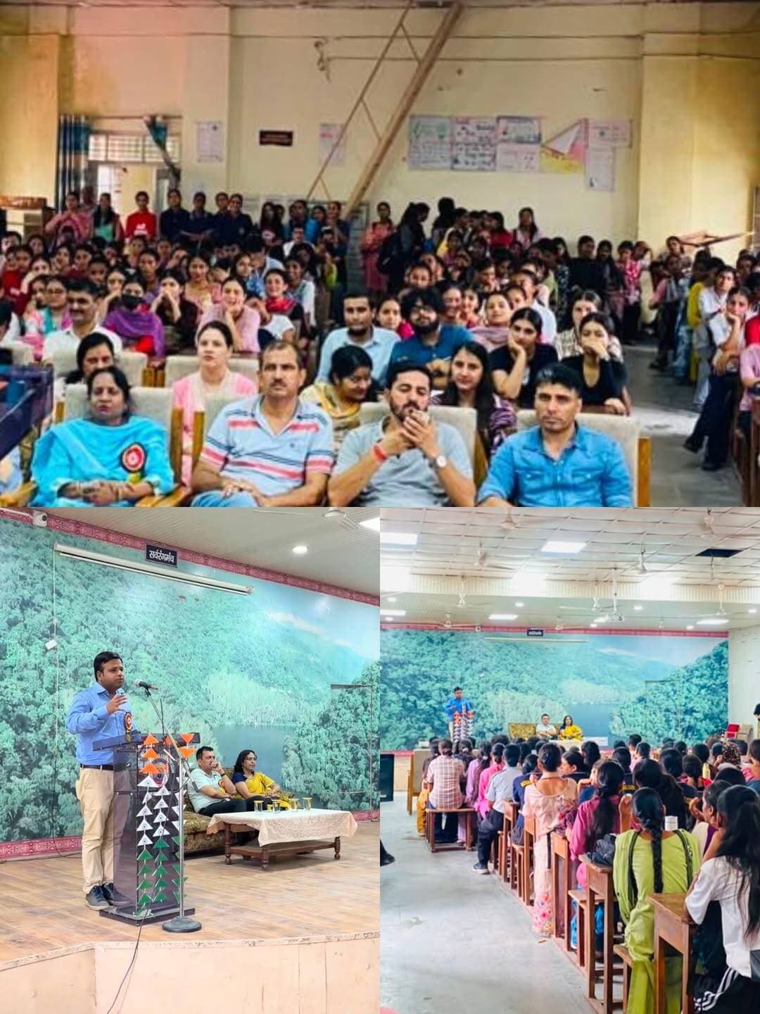 पांवटा कॉलेज में तनाव एवं मानसिक स्वास्थ्य पर विशेष व्याख्यान आयोजित
=====
पांवटा साहिब : आज श्री गुरु गोबिंद सिंह जी राजकीय महाविद्यालय, पांवटा साहिब में विद्यार्थियों के मानसिक स्वास्थ्य एवं समग्र कल्याण को ध्यान में रखते हुए “तनाव एवं मानसिक स्वास्थ्य” विषय पर एक विशेष जागरूकता व्याख्यान का आयोजन किया गया। कार्यक्रम का उद्देश्य विद्यार्थियों को तनाव के कारणों, उसके वैज्ञानिक आधार, मानसिक एवं शारीरिक प्रभावों तथा तनाव से प्रभावी ढंग से निपटने के व्यावहारिक उपायों के प्रति जागरूक करना था।
कार्यक्रम में सिविल अस्पताल, पांवटा साहिब के वरिष्ठ मनोचिकित्सक डॉ. आशीष मुख्य वक्ता एवं संसाधन व्यक्ति के रूप में उपस्थित रहे। महाविद्यालय के प्राचार्य डॉ. जगदीश चौहान ने बैज पिनिंग के माध्यम से मुख्य वक्ता का औपचारिक स्वागत किया।
अपने व्याख्यान में डॉ. आशीष ने तनाव के वैज्ञानिक आधार, उसके मानसिक एवं शारीरिक प्रभावों तथा तनाव प्रबंधन के विभिन्न व्यावहारिक उपायों पर विस्तार से प्रकाश डाला। उन्होंने बताया कि तनाव केवल मानसिक स्थिति नहीं, बल्कि मस्तिष्क एवं शरीर में होने वाली विभिन्न जैविक प्रक्रियाओं से भी जुड़ा है। उन्होंने विद्यार्थियों को तनाव के शुरुआती संकेतों को पहचानने और समय रहते उचित उपाय अपनाने की सलाह दी।
उन्होंने विद्यार्थियों को गैजेट्स, मोबाइल फोन एवं सोशल मीडिया के अनावश्यक उपयोग को कम करने तथा डिजिटल डिस्ट्रैक्शन्स से बचने की सलाह दी। उन्होंने बताया कि अत्यधिक डिजिटल उपयोग एकाग्रता, ध्यान एवं जानकारी को लंबे समय तक याद रखने की क्षमता को प्रभावित कर सकता है। उन्होंने विद्यार्थियों को पढ़ने, आपसी संवाद तथा रचनात्मक गतिविधियों के लिए समय निकालने को प्रेरित किया। साथ ही, उन्होंने जर्नलिंग अथवा डायरी लेखन को आत्म-अवलोकन एवं भावनात्मक संतुलन का सरल माध्यम बताया।
डॉ. आशीष ने समाज में बढ़ते नशे के दुष्प्रभावों पर विशेष चिंता व्यक्त करते हुए अपने पेशेवर अनुभवों से जुड़े वास्तविक जीवन के उदाहरण साझा किए। उन्होंने विद्यार्थियों को नशीले पदार्थों से दूर रहने तथा अपने साथियों को भी जागरूक करने का आह्वान किया। तनाव प्रबंधन के लिए उन्होंने योग, खेलकूद, व्यायाम एवं मनोरंजक गतिविधियों को दैनिक जीवन का हिस्सा बनाने पर बल दिया। प्रश्नोत्तर सत्र में उन्होंने बाध्यकारी व्यवहार, काम टालने की प्रवृत्ति, अवसाद एवं चिंता से संबंधित विद्यार्थियों की जिज्ञासाओं का समाधान किया।
कार्यक्रम की समन्वयक प्रो. विम्मी रानी ने मानसिक स्वास्थ्य को जीवन का अभिन्न अंग बताते हुए विद्यार्थियों के साथ तनाव कम करने के कुछ सरल एवं व्यावहारिक उपाय साझा किए। उन्होंने कहा कि तनाव प्रबंधन के लिए हमेशा बड़े बदलावों की आवश्यकता नहीं होती, बल्कि छोटी-छोटी सकारात्मक आदतें भी मन और व्यवहार पर गहरा प्रभाव डाल सकती हैं। उन्होंने विद्यार्थियों को सुझाव दिया कि सुबह उठते ही मुस्कुराकर दिन की शुरुआत करें, चाहे परिस्थितियां कैसी भी हों। उन्होंने कहा कि सकारात्मक भाव के साथ दिन की शुरुआत करने से मनोस्थिति पर अच्छा प्रभाव पड़ता है। उन्होंने विद्यार्थियों को नियमित योग एवं शारीरिक गतिविधियों को अपनी दिनचर्या का हिस्सा बनाने के लिए भी प्रेरित किया। उन्होंने कहा कि योग शरीर को स्वस्थ रखने के साथ-साथ मन को शांत करने, एकाग्रता बढ़ाने और तनाव को नियंत्रित करने में सहायक है।
इस अवसर पर प्राचार्य डॉ. जगदीश चौहान ने डॉ. आशीष द्वारा साझा किए गए विचारों एवं सुझावों को विद्यार्थियों के लिए अत्यंत महत्वपूर्ण बताते हुए उन्हें अपने दैनिक जीवन में अपनाने का आह्वान किया। उन्होंने विशेष रूप से गैजेट्स के अत्यधिक उपयोग को नियंत्रित करने, डिजिटल डिस्ट्रैक्शन्स से बचने, योग एवं खेलकूद को दिनचर्या का हिस्सा बनाने तथा तनावपूर्ण परिस्थितियों में सकारात्मक एवं संतुलित दृष्टिकोण अपनाने पर बल दिया। उन्होंने नशे की बढ़ती समस्या पर भी गंभीर चिंता व्यक्त की और विद्यार्थियों से इससे दूर रहने तथा समाज में इसके विरुद्ध जागरूकता फैलाने का आग्रह किया। उन्होंने कहा कि शिक्षा का उद्देश्य केवल अकादमिक उपलब्धियां हासिल करना नहीं, बल्कि विद्यार्थियों को स्वस्थ, संतुलित, संवेदनशील एवं जिम्मेदार नागरिक के रूप में विकसित करना है।
कार्यक्रम के अंत में लेफ्टिनेंट डॉ. पूजा भाटी, सहायक आचार्य, रसायन विज्ञान विभाग ने मुख्य वक्ता डॉ. आशीष, प्राचार्य डॉ. जगदीश चौहान, कार्यक्रम की समन्वयक प्रो. विम्मी रानी, समस्त शिक्षण एवं गैर-शिक्षण कर्मचारियों तथा विद्यार्थियों का आभार व्यक्त किया।
कार्यक्रम द्वारा डॉ. उत्तमा पांडेय, प्रो. स्वामी नाथ, डॉ. किरण बाला, प्रो. चिनू, प्रो. तनु तथा अन्य प्राध्यापकों सहित कुल 166 विद्यार्थी लाभान्वित हुए।