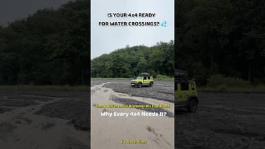 Is Your 4x4 Car ready for water crossing? Differential Breather Kit Explained in Jimny #shorts