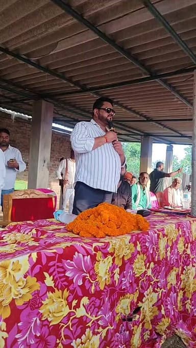 निजी खर्च से सड़क का शिलान्यास Deepak Pratap Deo