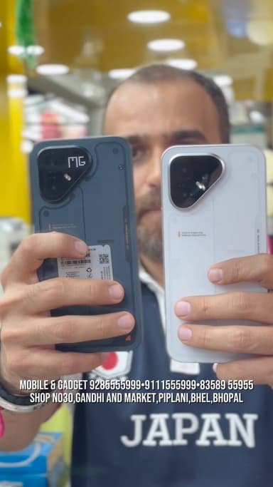 Tecno Pova 8 Pro 5G Par Dhamaka Offers! 🔥
45W Fast Charger (In-box)
📸 50MP Sony Camera Sensor
💧 IP68 / IP69K Water Resistance
🎁 Free Trolley Bag (₹10,000 MRP) + Free Cycle (₹3,999 MRP)
🎒 Comment “I Love Tecno” karein aur paiye Free Duffle Bag!
📍 Store Location:
Mobile & Gadget
Shop No. 30, Gandhi Market, Piplani, BHEL, Bhopal
📞 Contact: 9285555999 | 9111555999 | 83589 55955
#TecnoPova6Pro #TecnoMobile #Pova6Pro5G #MobileShopBhopal BhopalDiarie