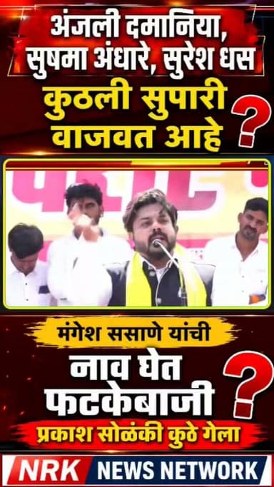 अंजली दमानिया, सुषमा अंधारे व सुरेश धस कुठली सुपारी वाजवत आहे नेत्यांचे नाव घेत ससाणे यांची जोरदार टीका...