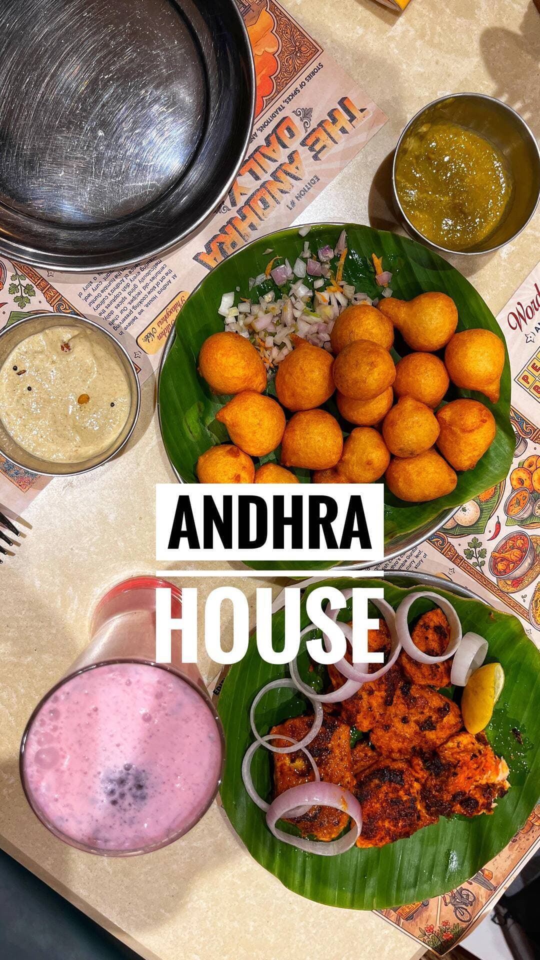 Andhra House in M Block, Connaught Place, has just opened and is already drawing attention for its authentic Andhra cuisine in the heart of Delhi. In this video, we explore the menu at this newly opened Andhra restaurant in CP, starting with popular snacks like Chinna Punnugulu, followed by flavour-packed tawa fish and curry leaves chicken fry. The highlight of our meal was the Andhra deluxe non-veg thali, a complete platter featuring chicken, mutton and prawn curries served with rice, pooris, rasam, sambar and curd, making it perfect for sharing. The showstopper dish was the Chicken Cooker Pulav, served in a pressure cooker at the table, filled with fragrant rice and succulent chicken. We wrapped up the meal with traditional Andhra desserts like Bandar Halwa and Bobbatlu, along with filter coffee. If you are searching for the best Andhra food in Connaught Place, new restaurants in CP, or authentic South Indian non-veg food in Delhi, this place is worth checking out.
#andhrafood #southindianfood #andhracuisine #delhirestaurants #connaughtplace