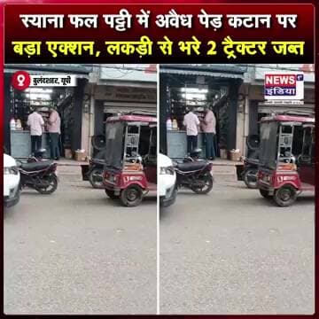 स्याना फल पट्टी में अवैध पेड़ कटान पर बड़ा एक्शन, लकड़ी से भरे 2 ट्रैक्टर जब्त || #Shorts