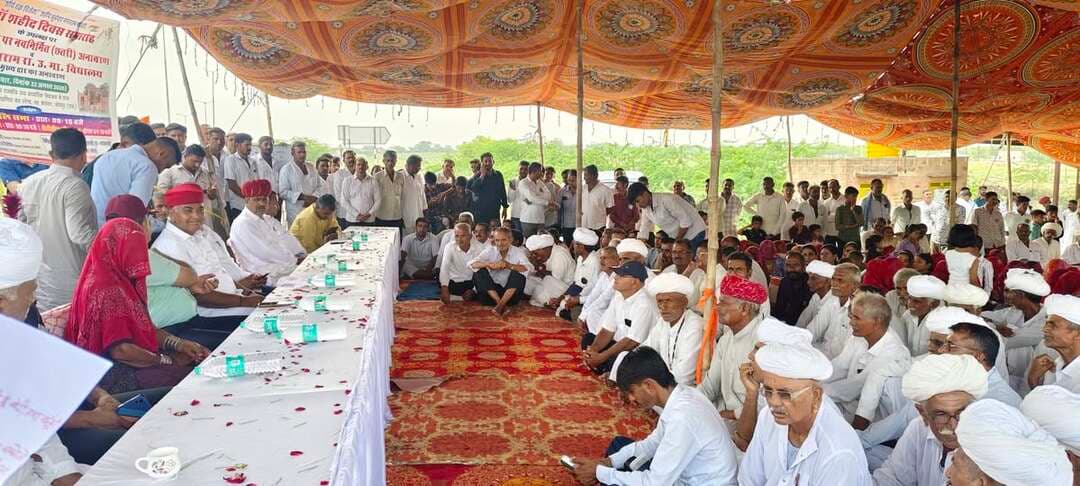 बालेसर के ढाढणिया भायला गांव में शहीद सूबेदार गंगाराम चौधरी के 32 वें शहादत दिवस पर कार्यक्रम का आयोजन.....