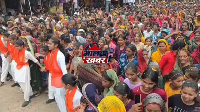 सुसनेर: शिवशक्ति की कावड़-कलश यात्रा में उमड़ी श्रद्धालुओं की आस्था