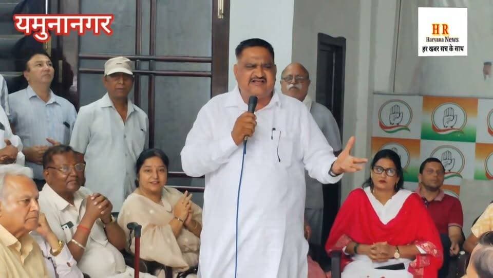 कांग्रेस के पूर्व प्रत्याशी रमन त्यागी के कार्यालय में पहुंचे राज्यसभा सांसद श्री कर्मवीर बोध