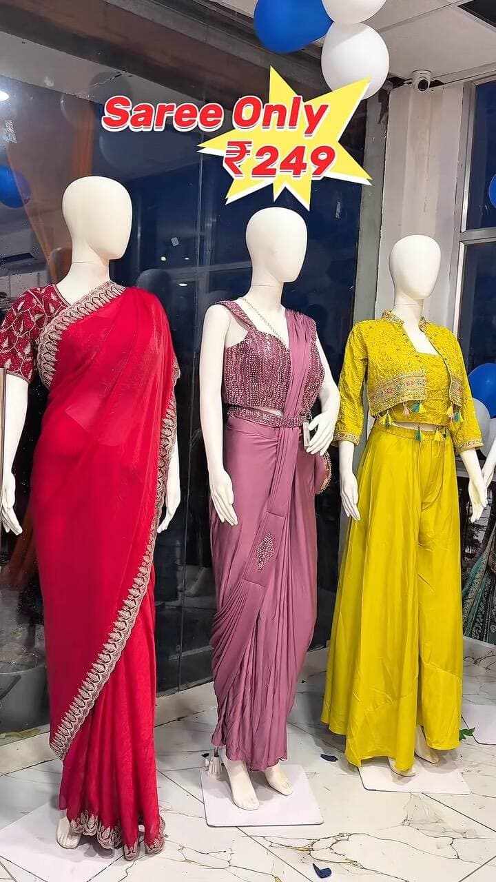 **प्रयागराज में फैशन लवर्स के लिए बड़ी खुशखबरी! ❤️✨**
साड़ी सिर्फ **₹249 से**, लहंगा **₹1,999 से**, सूट **₹499 से** और पलाज़ो-नाइटी सिर्फ **₹99 से!** 😍🔥
सूरत की मशहूर फैशन कंपनी **Ajmera Trends** का नया स्टोर अब **मलाक चौधरी, फाफामऊ, प्रयागराज** में खुल चुका है।
यहाँ मिलेगा महिलाओं के लिए शानदार और लेटेस्ट फैशन कलेक्शन—साड़ी, लहंगा, गाउन, सूट, कुर्ती, पैंट, पलाज़ो, नाइटी, क्रॉप टॉप और 3 पीस समेत बहुत कुछ। 💃✨
📍 **Location:** Malak Chaudhary, Phaphamau, Prayagraj – 211013
📞 **Contact:** 7390982149
#AjmeraTrends #AjmeraTrendsPrayagraj #Prayagraj #Phaphamau #MalakChaudhary
