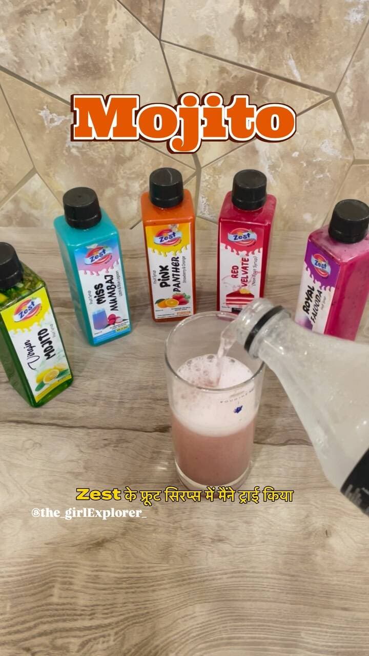 Jamun & Litchi Mojito 🍇🍹
Falooda, virgin mojito , pink panther , orange mojito , blue lagoon , litchi mojito , red velvet , fruit syrup, ready to mix , premix .
#recipe #mojito #mocktails #instantrecipe #indore