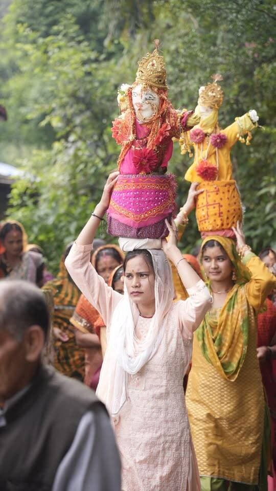 सातूं-आठूं (गौरा-महेश्वर) विदाई.
