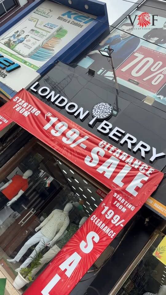London Berry में एक बार फिर लगी ₹199 की धमाकेदार SALE...
Address: SHOP, C-26, E Block, Sanjay Colony, lakhani chowk, Sector 23, Faridabad, Haryana 121005
#LondonBerry
#LondonBerrySale
#199Sale #SaleAlert
#MegaSale
#DhamakedarSale
#BudgetShopping
#AffordableFashion
#SanjayColony
#LakhaniChowk
#Sector23Faridabad
#Faridabad
#voiceoffaridabad
#voiceoffreedo